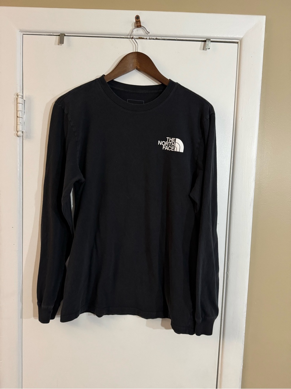 The North Face Men's Black Long Sleeve Logo Shirt